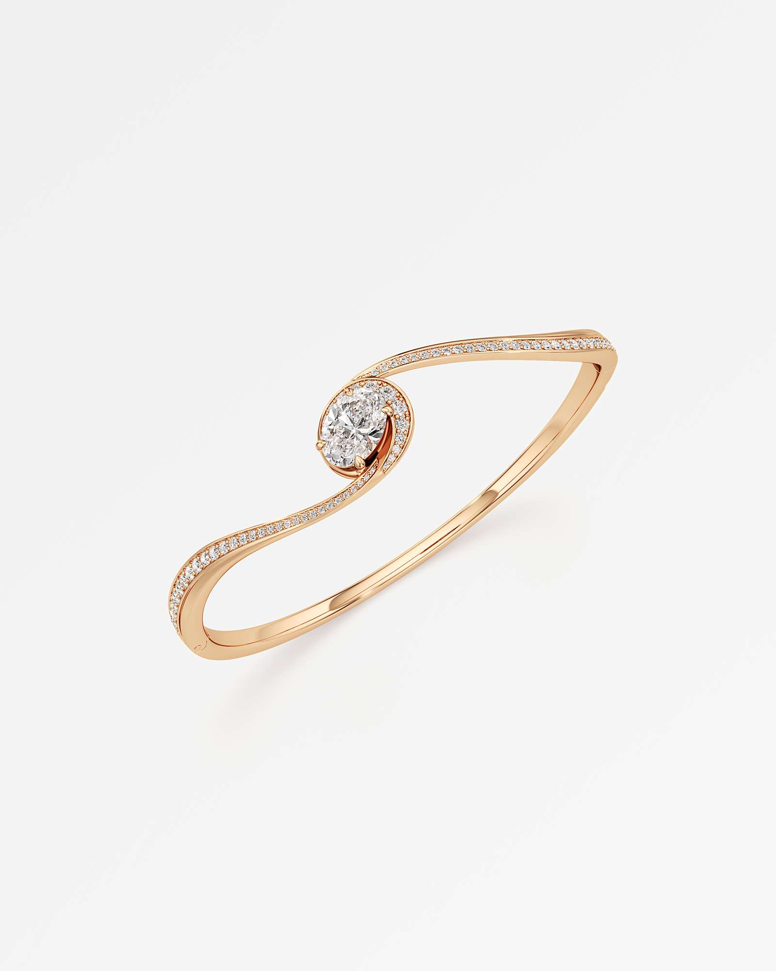 Sylphine Diamond Bangle