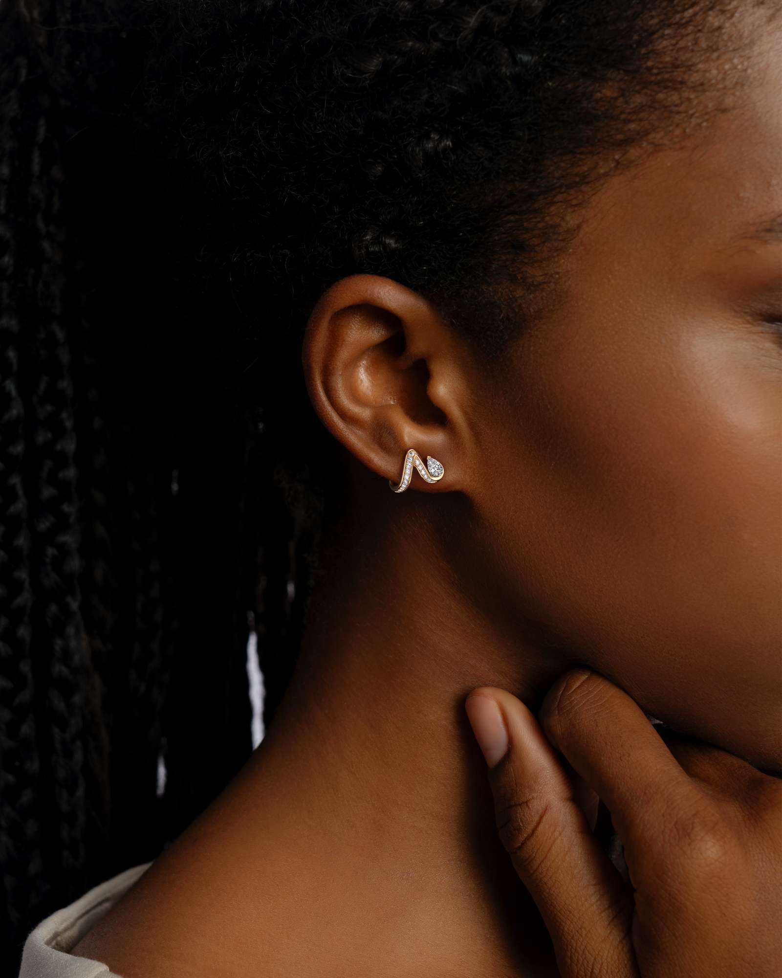 You Tendril Diamond Earrings, in 14K Yellow Gold (0.99 ctw)