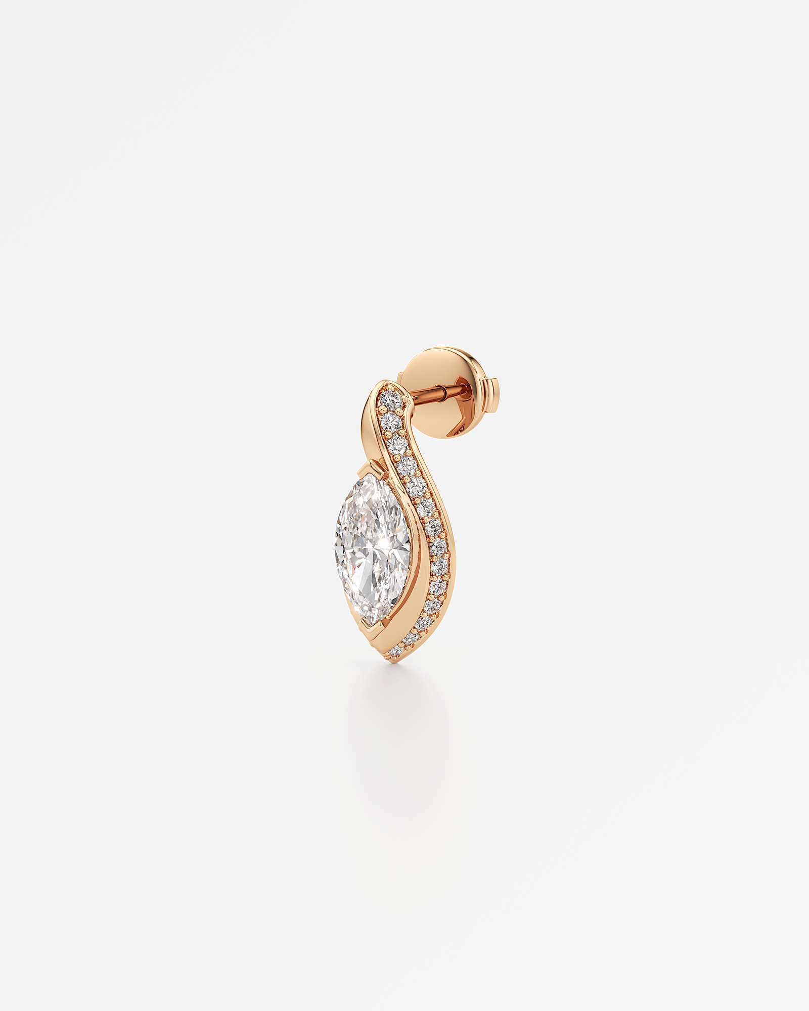 You Serenade Diamond Earrings, in 14K Rose Gold (1.82 ctw)