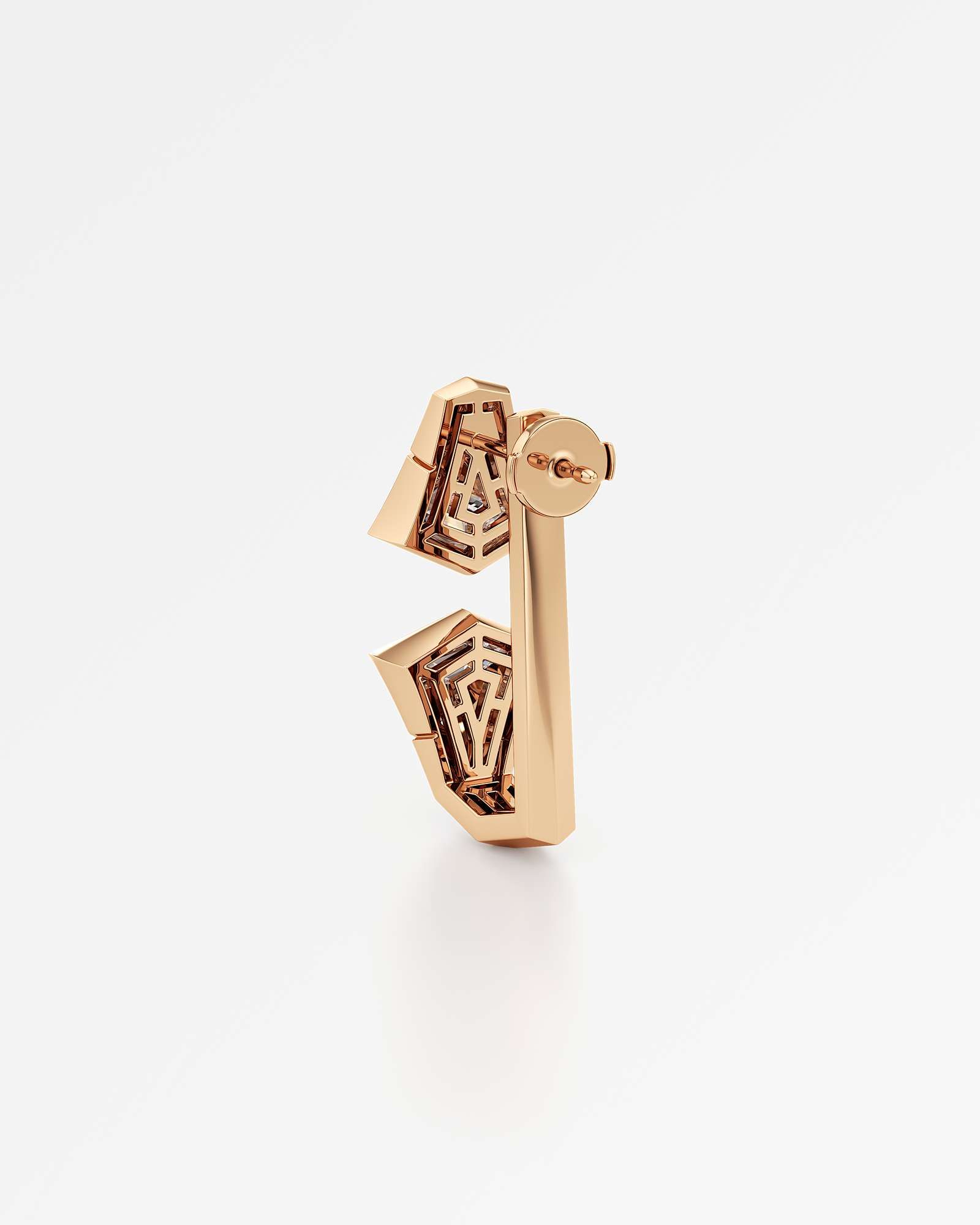 AM To Beyond Overture Diamond Earrings, in 14K Rose Gold (2.68 ctw)