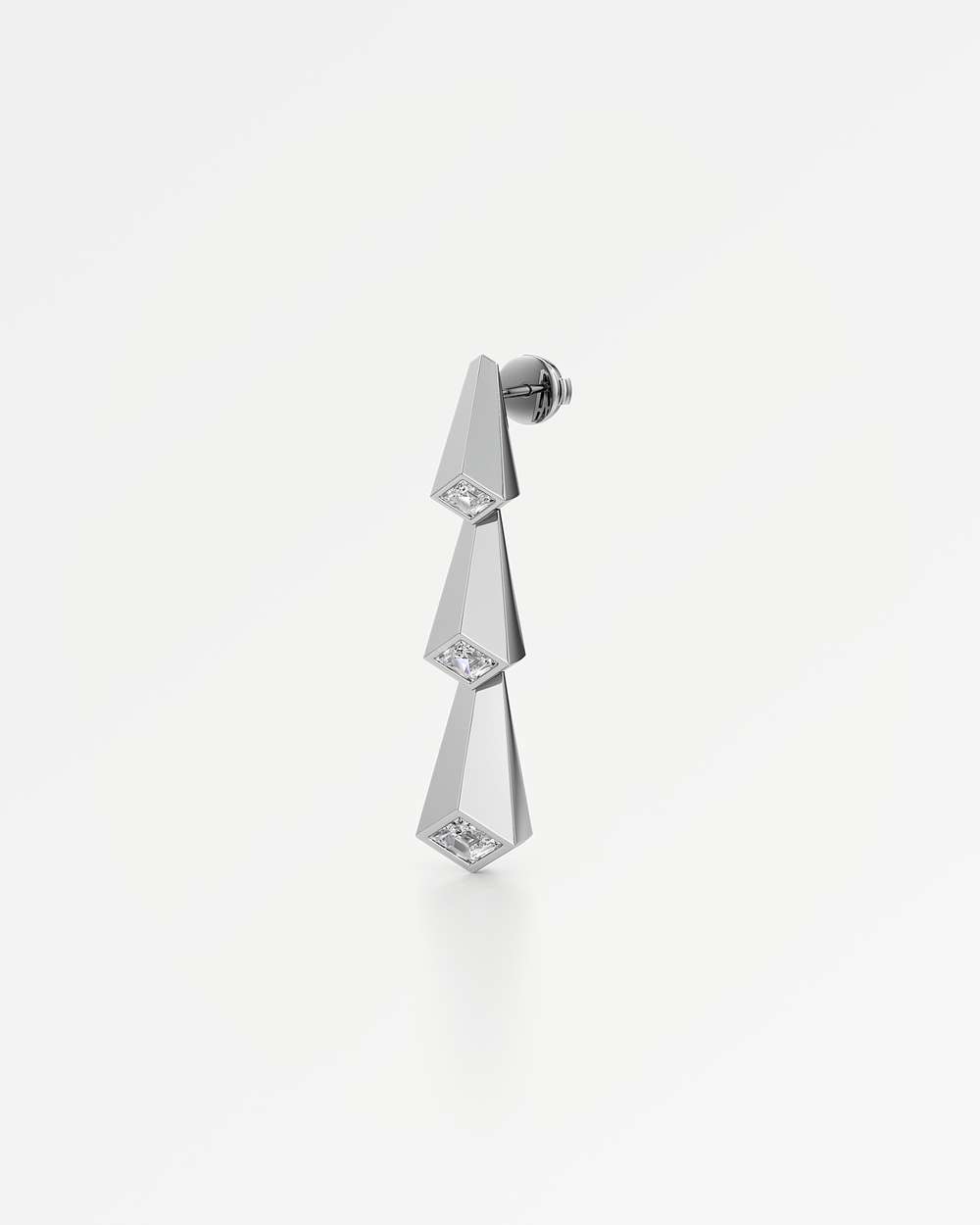 Trelis Diamond Earrings