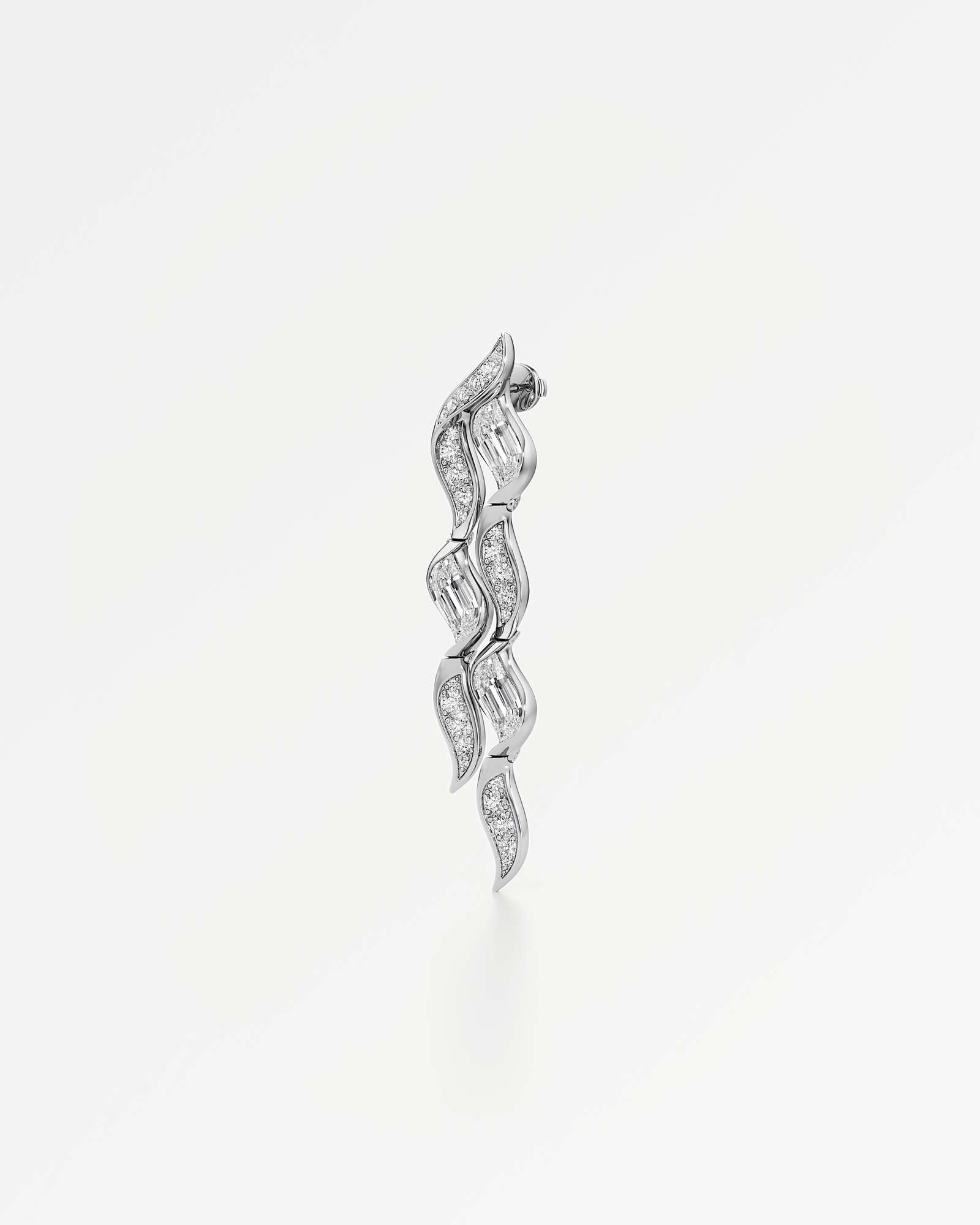 Glimmer Namie Diamond Earrings, In 14K White Gold (6.25 ctw)