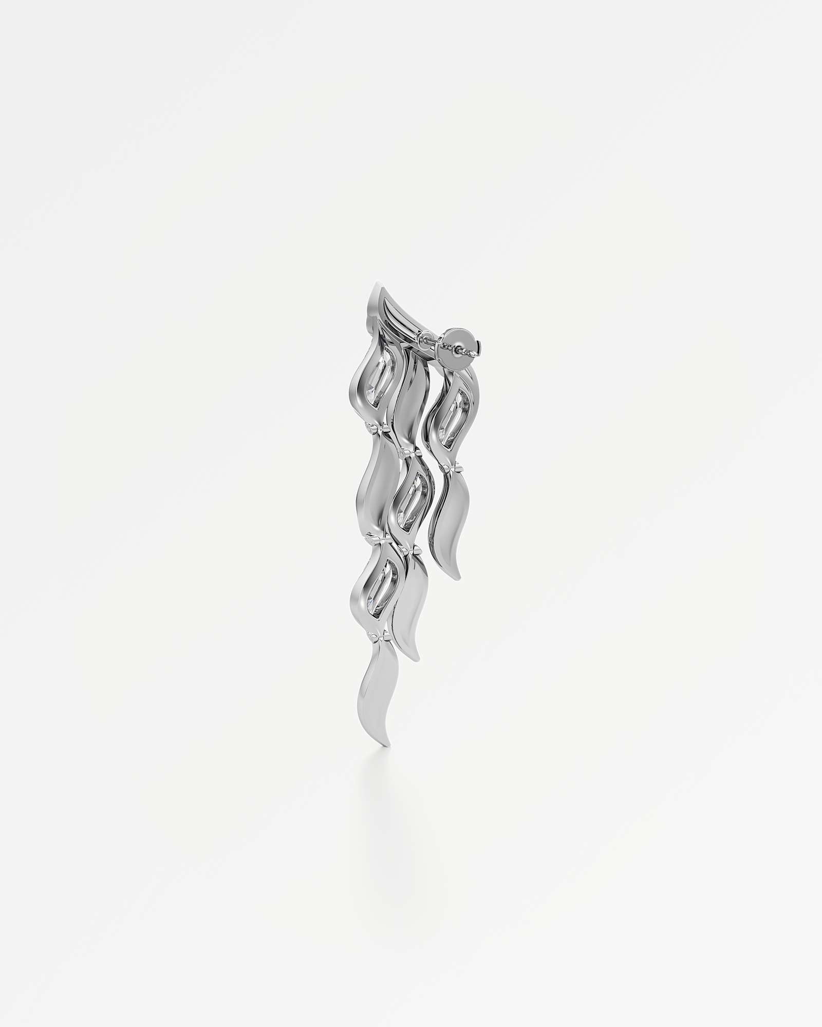 Glimmer Namiére Diamond Earrings, In 14K White Gold (8.53 ctw)