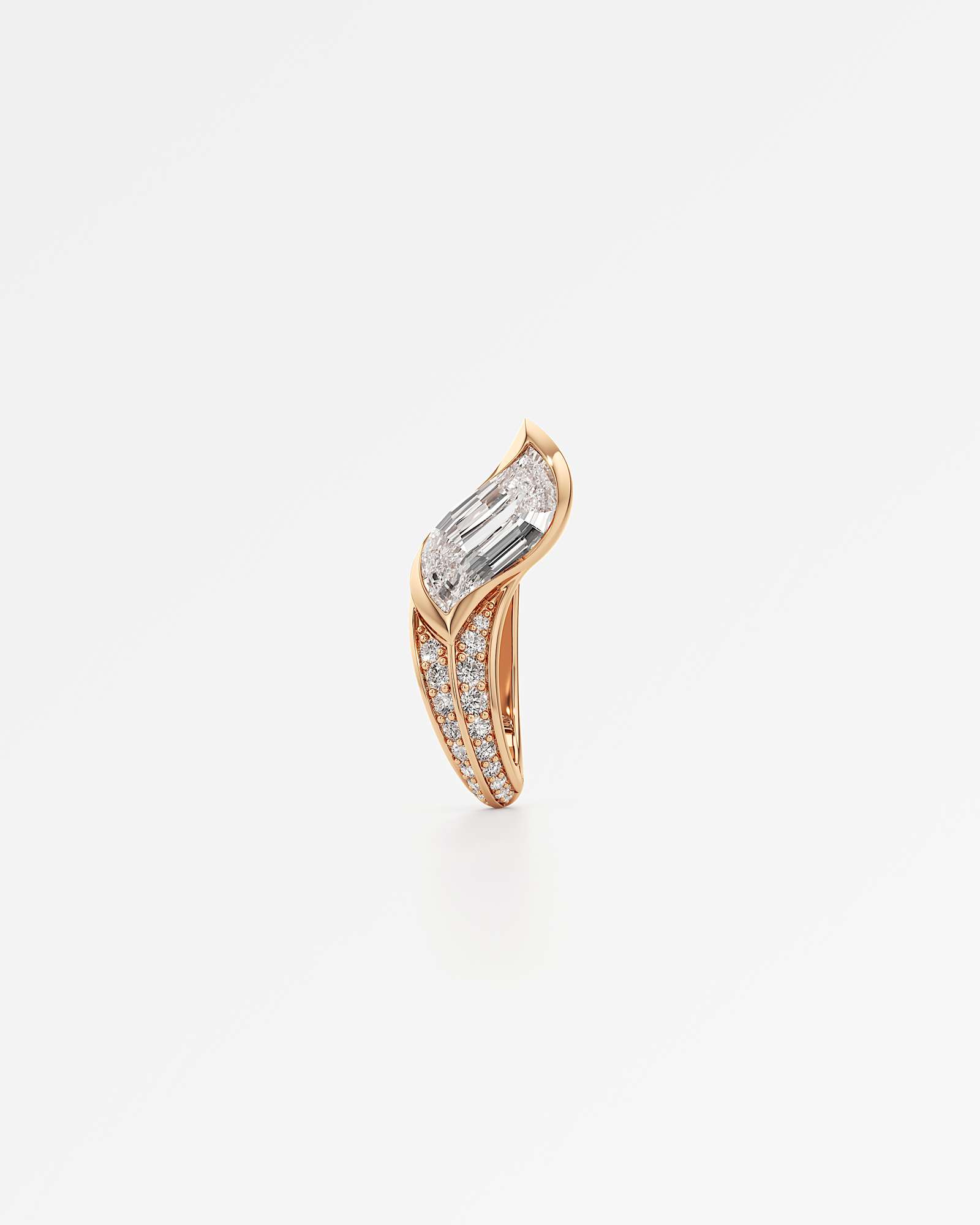 Glimmer Fria Diamond Earrings, In 14K Rose Gold (2.36 ctw)