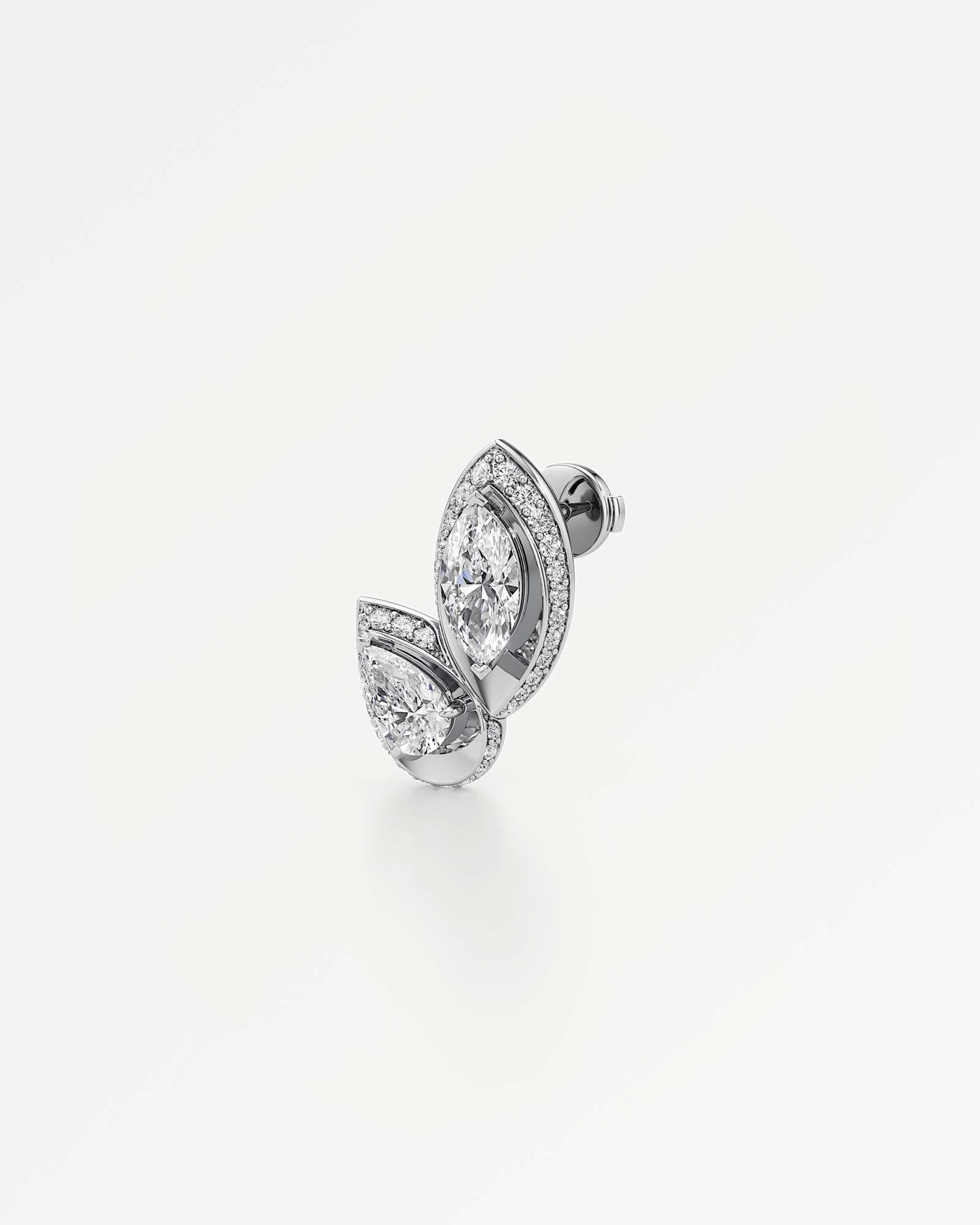HELD Yinara Diamond Earrings, In 14K White Gold (3.12 ctw)