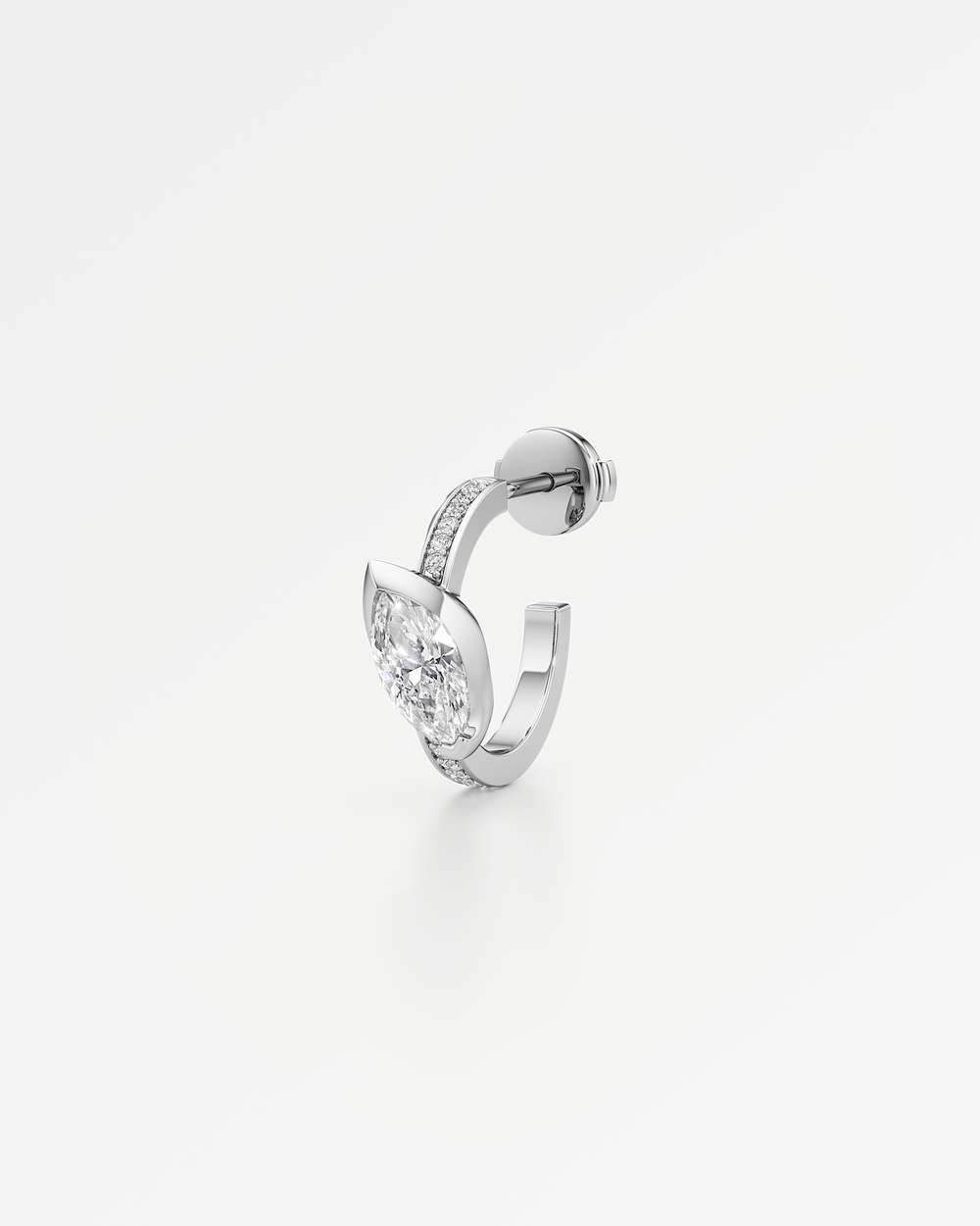 Ridalyn Diamond Hoop Earrings