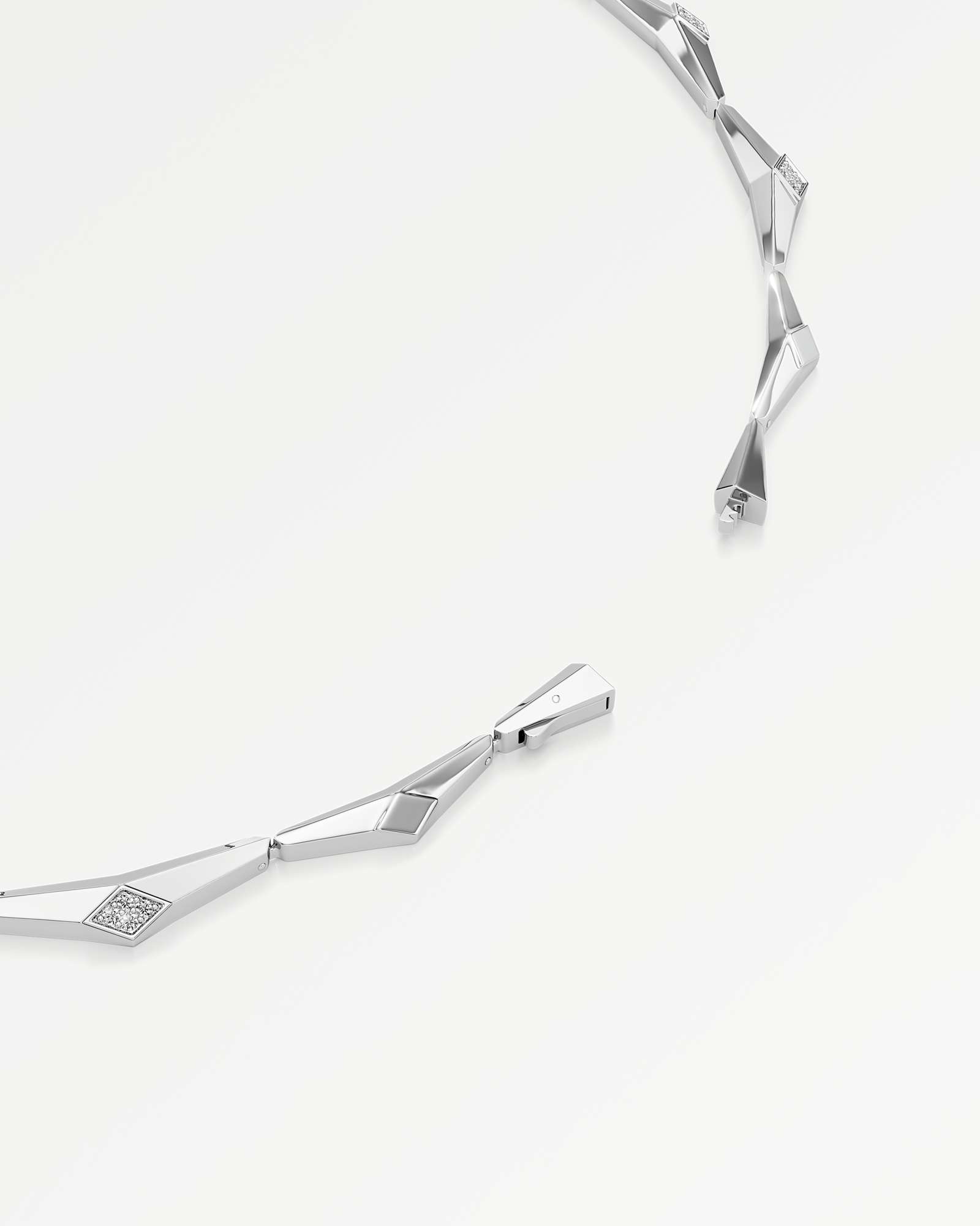 AM To Beyond Aspira Diamond Necklace, In 14K White Gold (4.75 ctw)