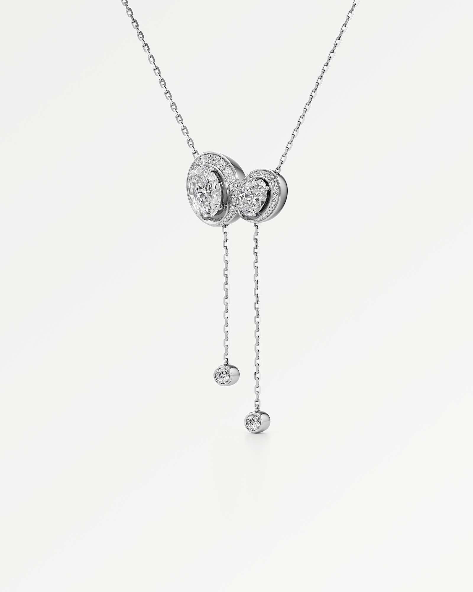 HELD Solune Diamond Necklace, In 14K White Gold (2.03 ctw)