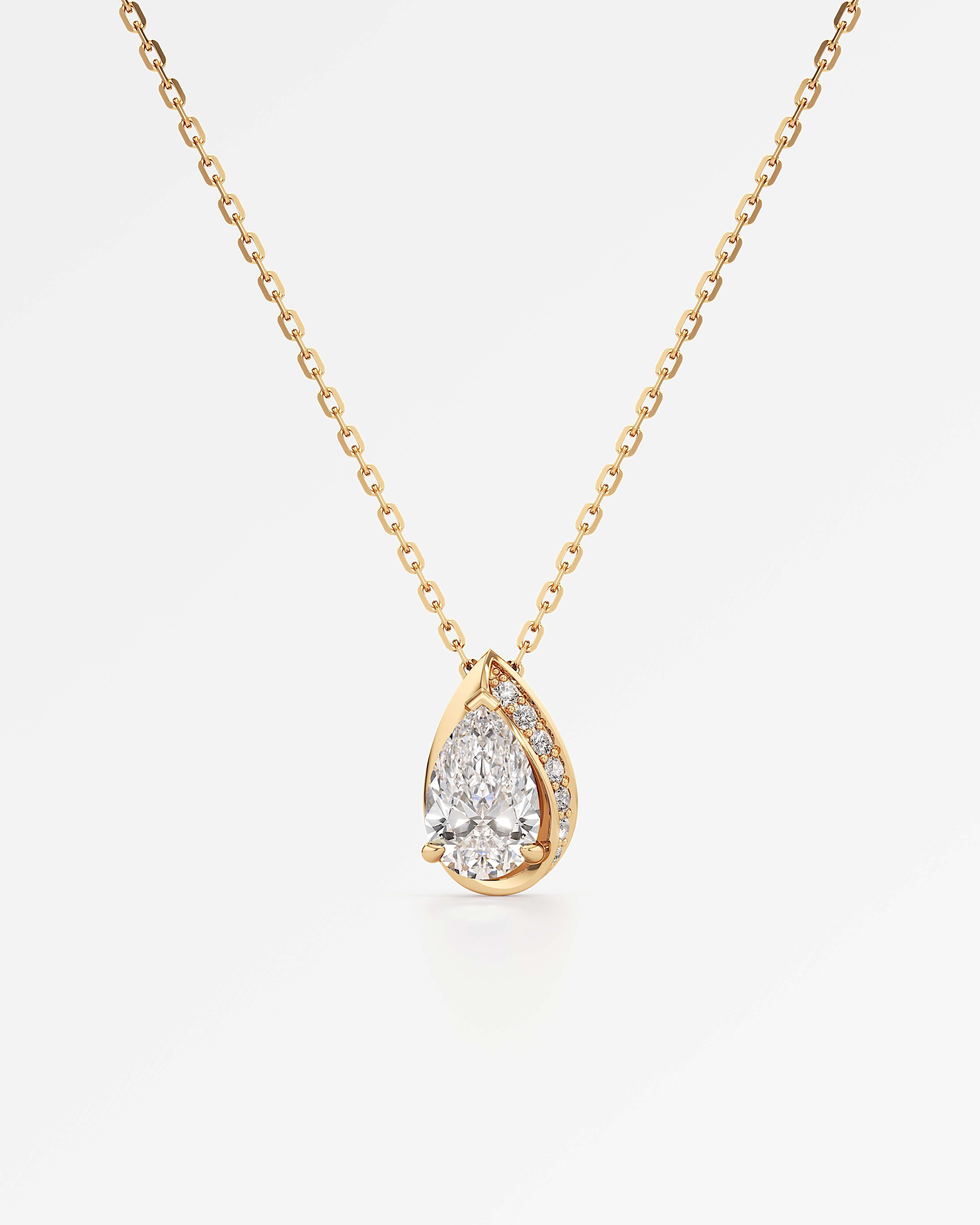 You Dewdrops Diamond Pendant, in 14K Yellow Gold (0.99 ctw)