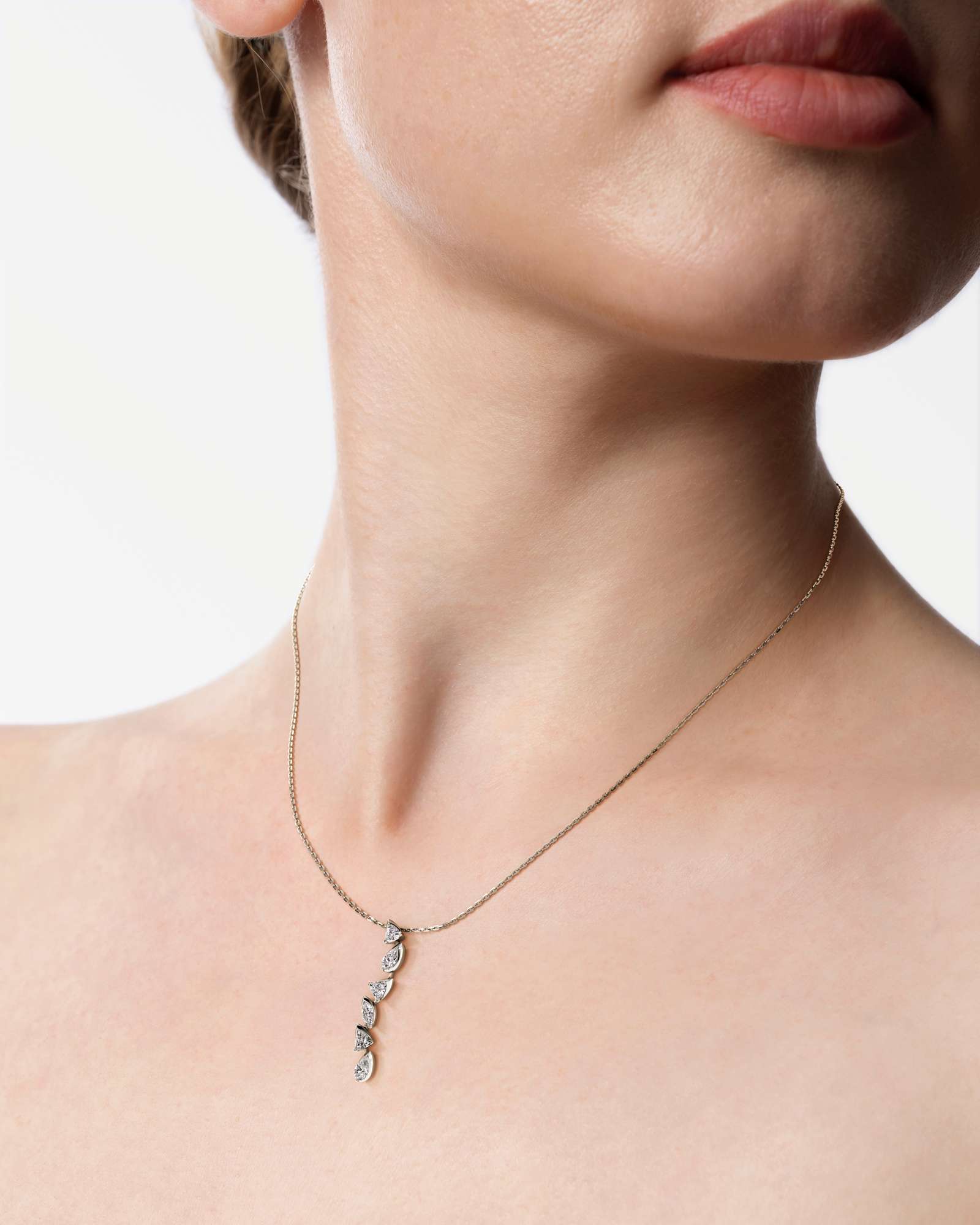 Pinnacle Vettaire Diamond Pendant, In 14K White Gold (1.42 ctw)