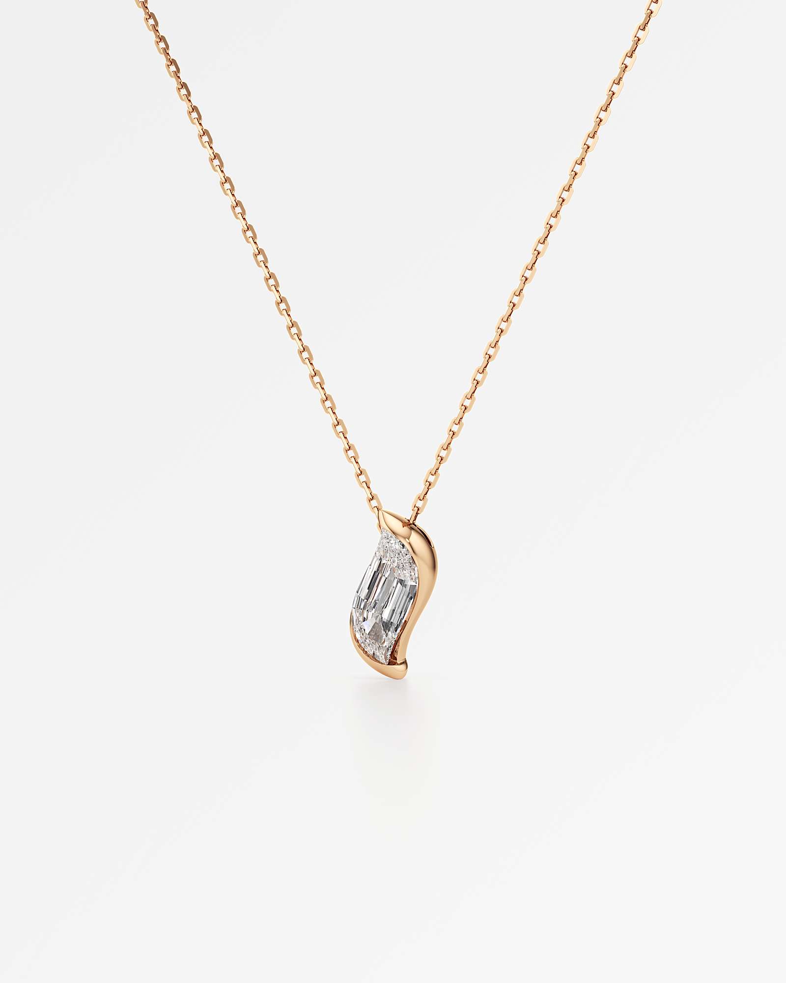 Glimmer Faléa Diamond Pendant, In 14K Rose Gold (2.00 ctw)