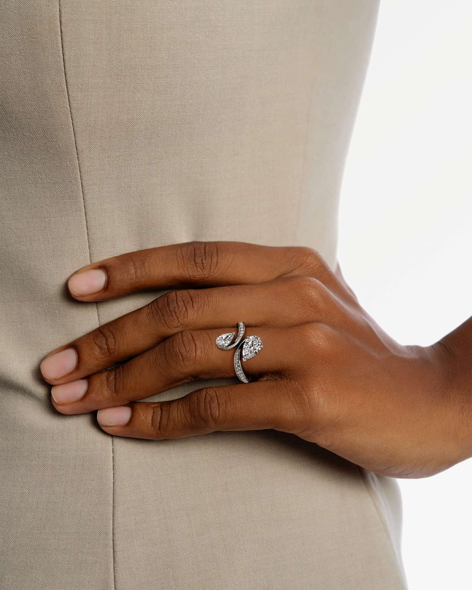 You Lianes Diamond Ring, in 14K White Gold (1.85 ctw)