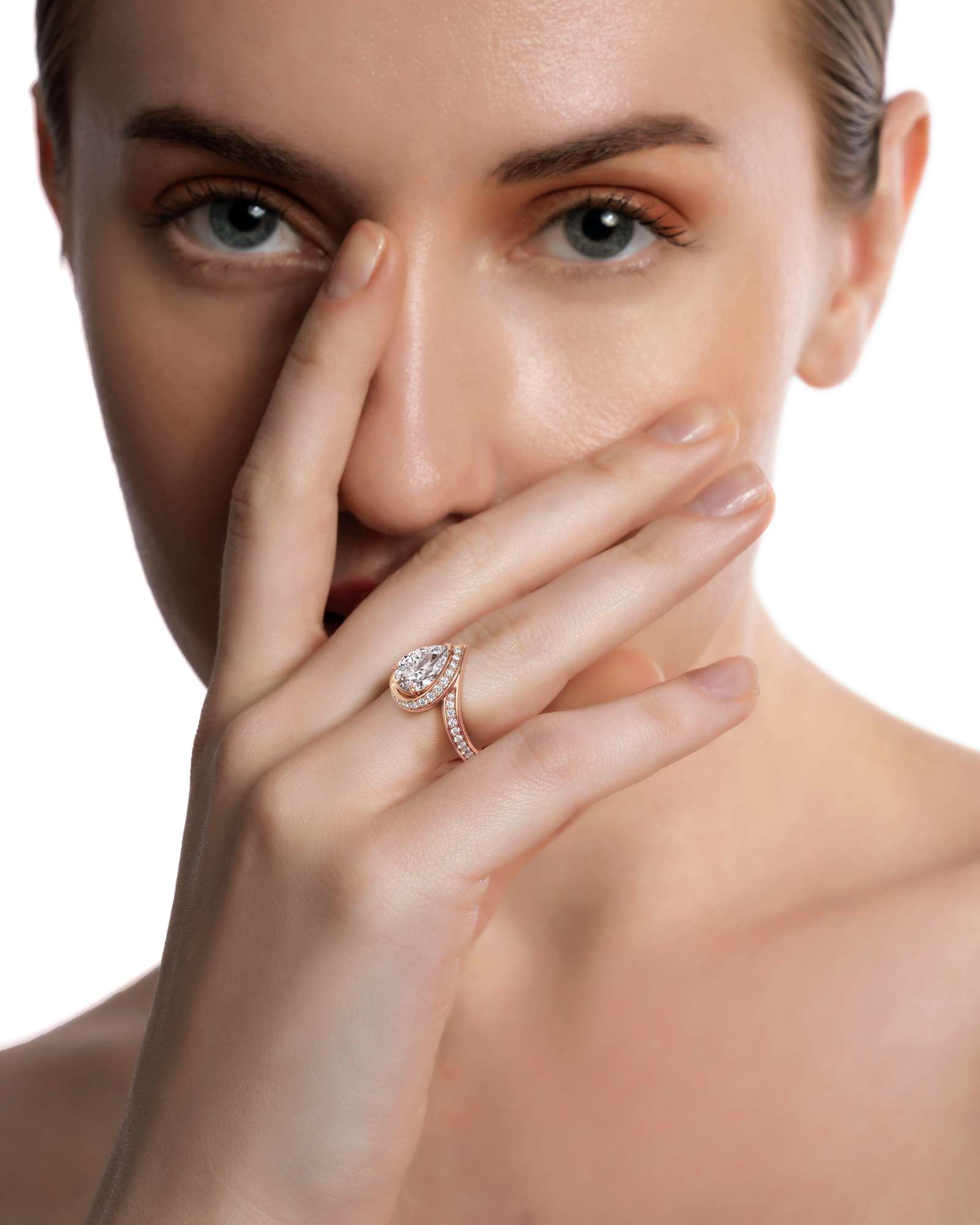 You Nautilus Diamond Engagement Ring, in 14K Rose Gold (1.96 ctw)