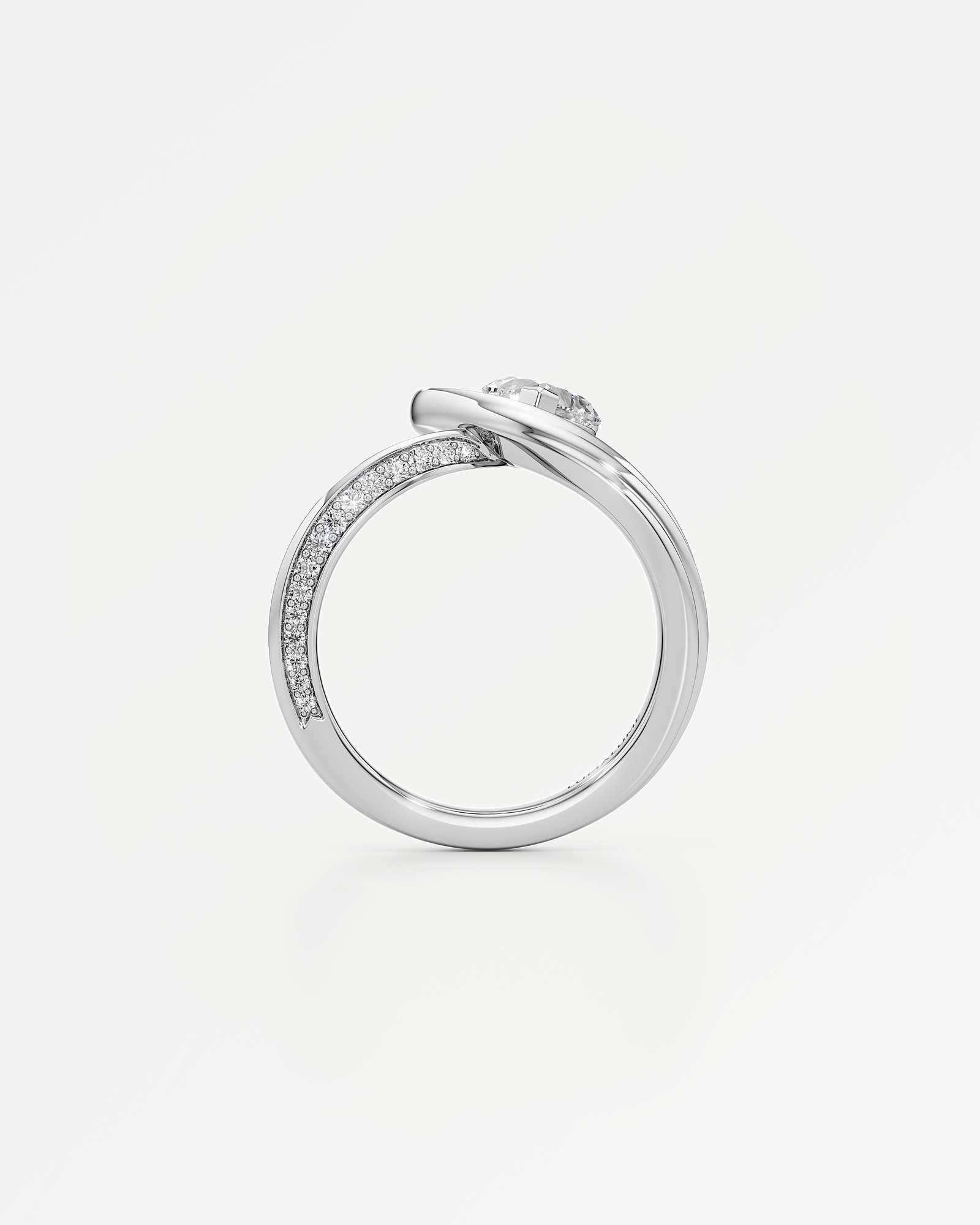 You Chérir Diamond Engagement Ring, in 14K White Gold (1.10 ctw)