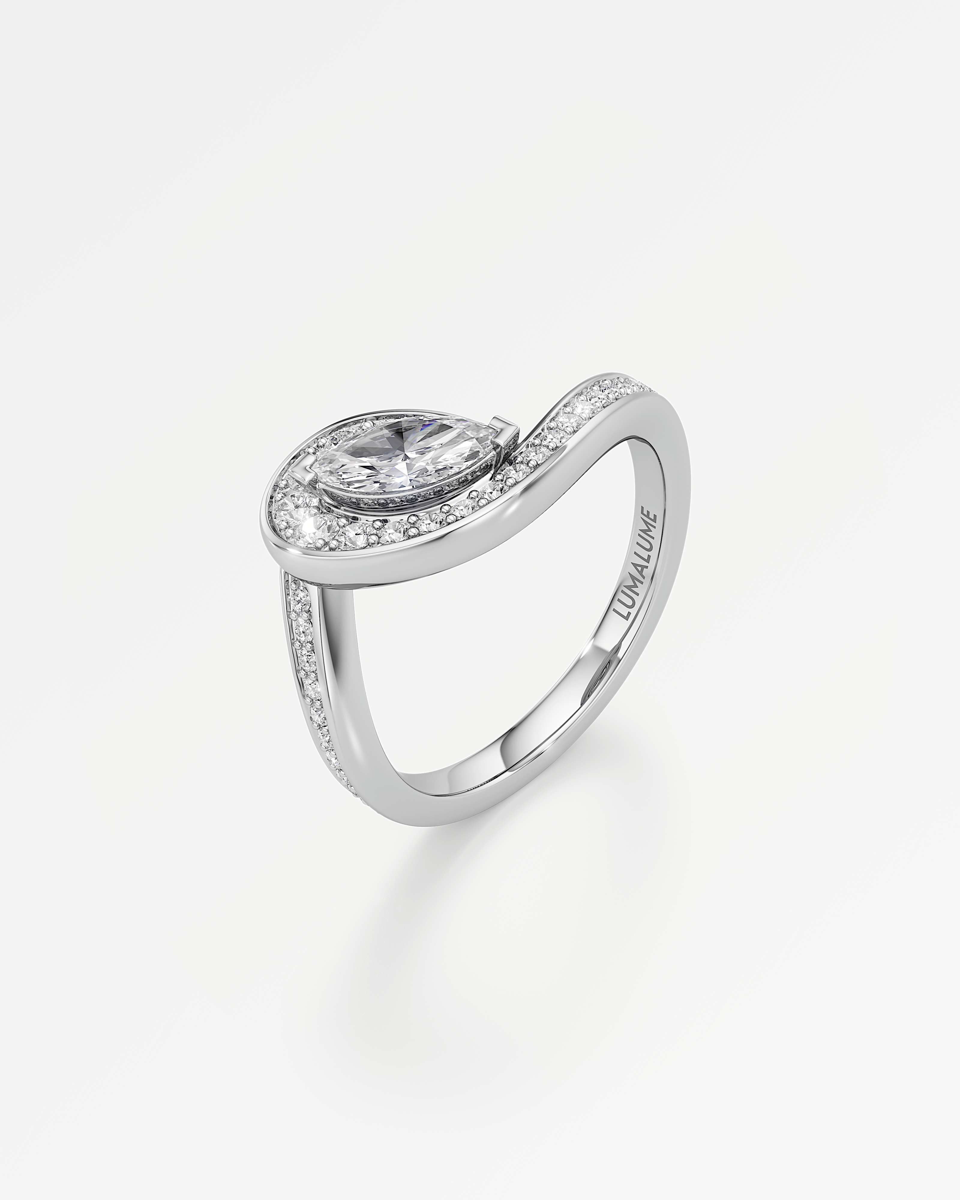 You Âme Diamond Engagement Ring, in 14K White Gold (0.84 ctw)