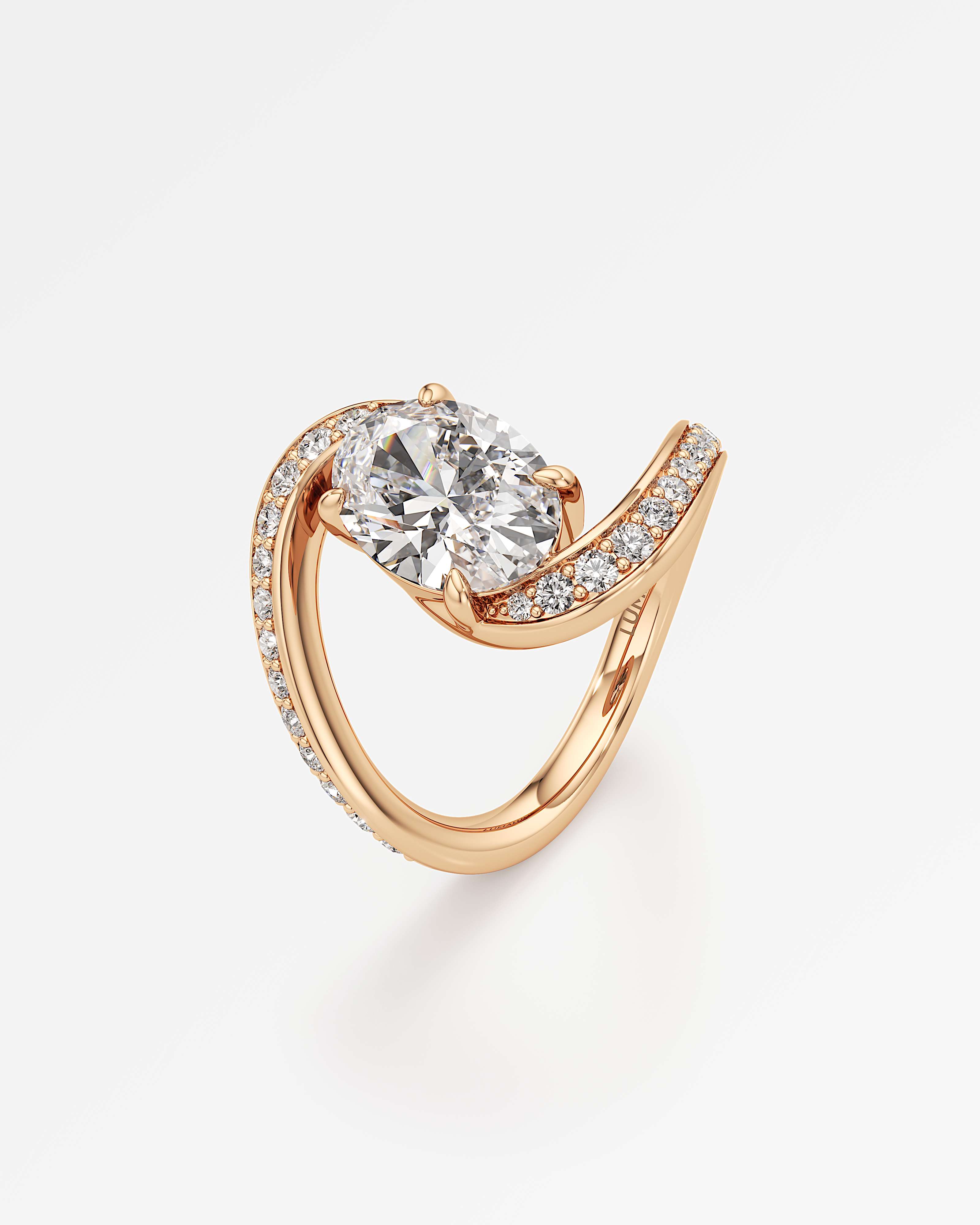 You Vortex Diamond Ring, in 14K Rose Gold (2.52 ctw)