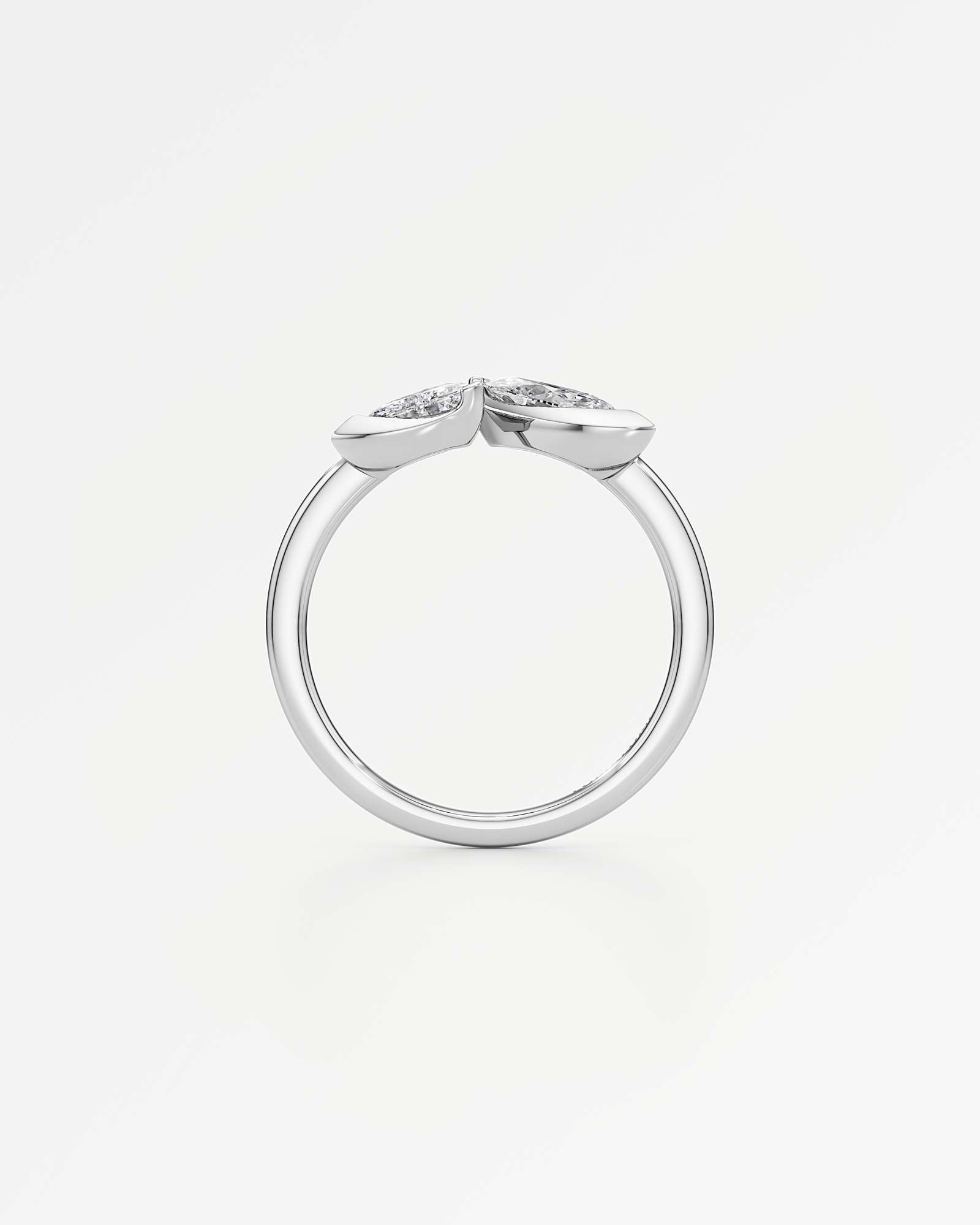 Pinnacle Levé Diamond Ring, In 14K White Gold (1.12 ctw)