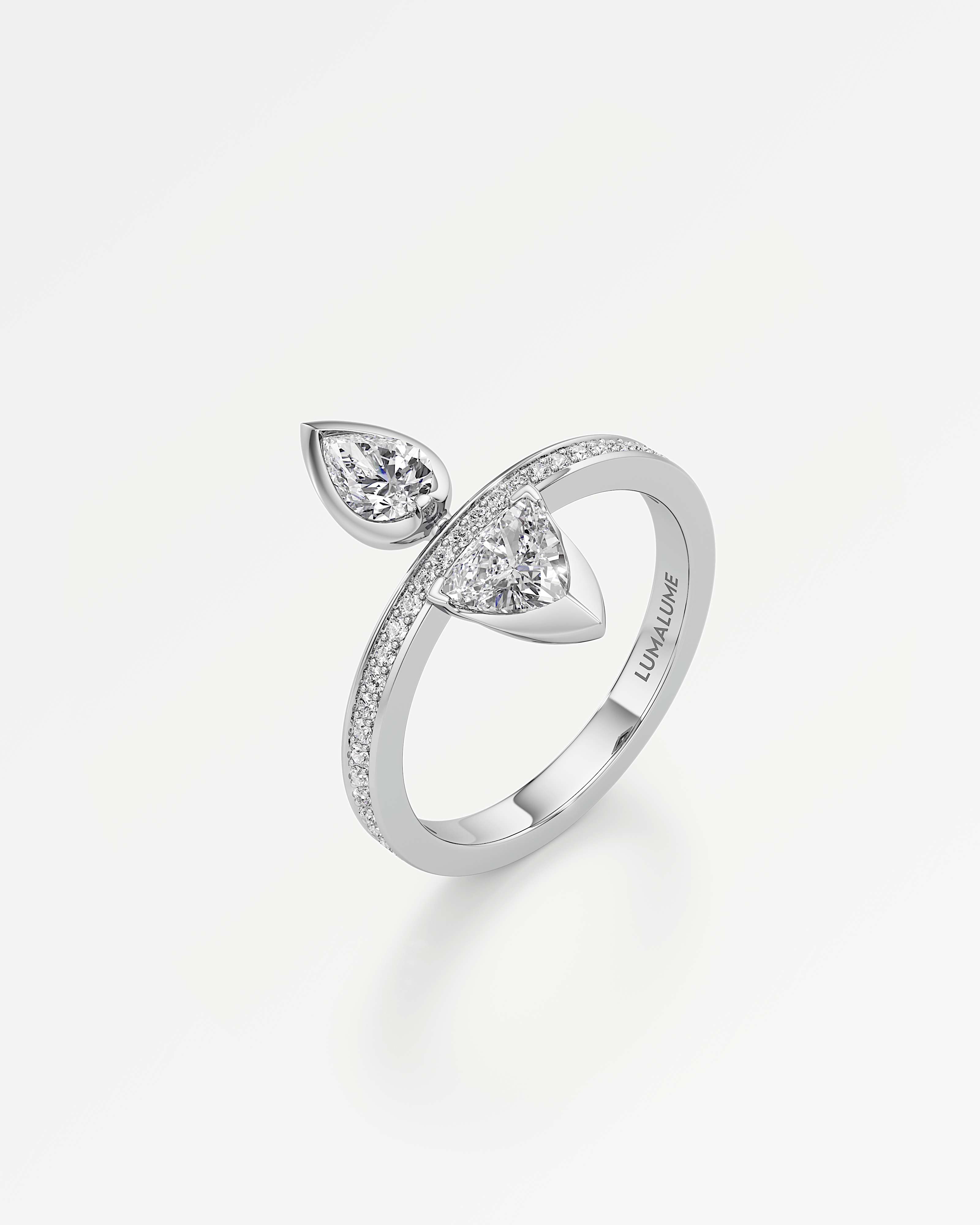 Pinnacle Valeris Diamond Ring, In 14K White Gold (1.01 ctw)