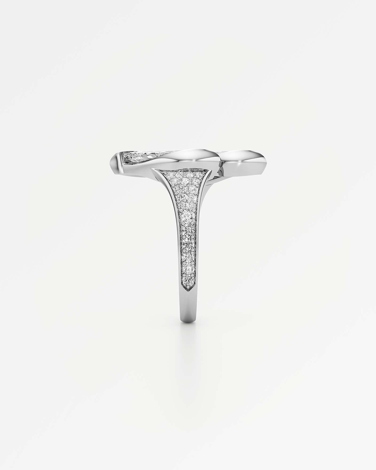 Glimmer Aquene Diamond Ring, In 14K White Gold (2.34 ctw)