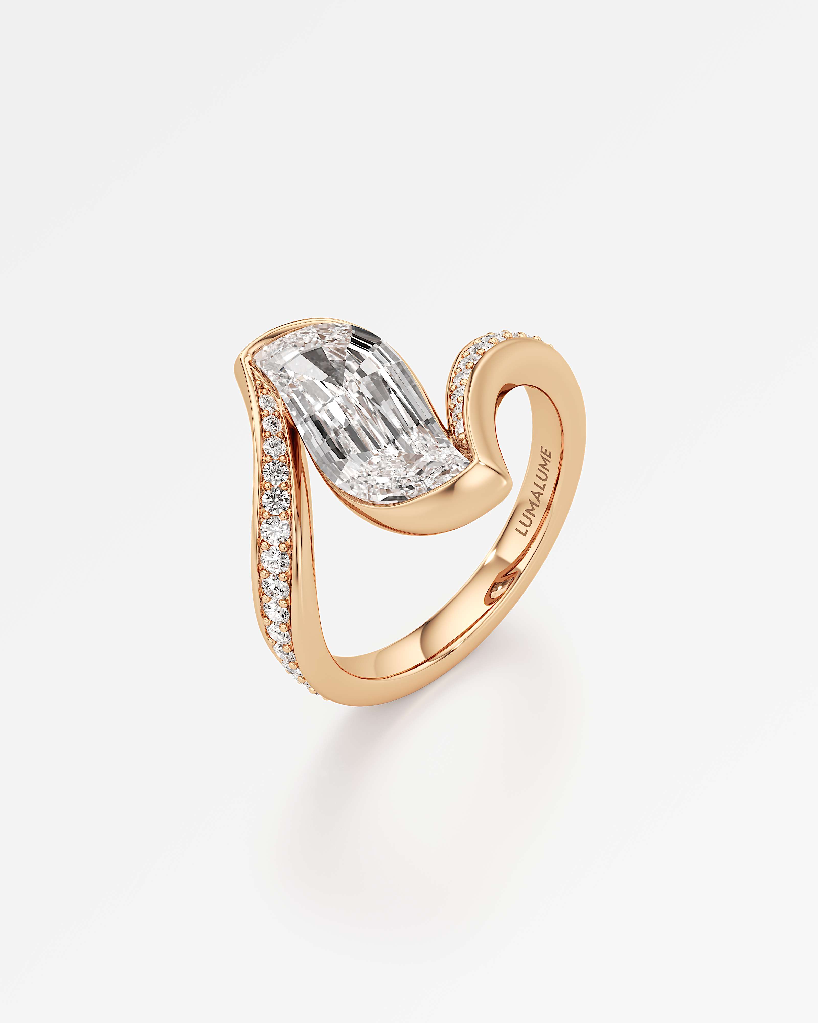 Glimmer Olaine Diamond Ring, In 14K Rose Gold (2.31 ctw)