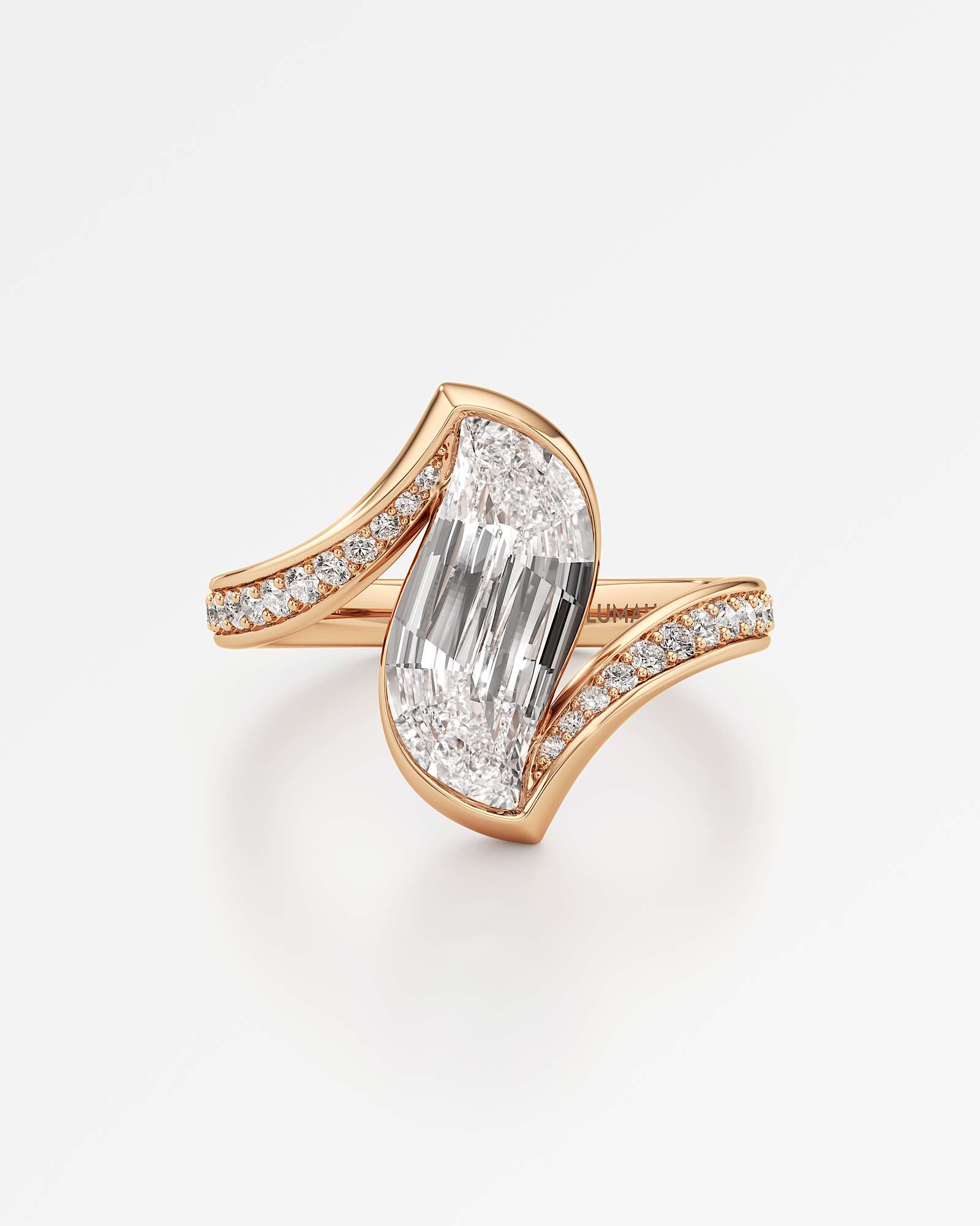 Glimmer Olaine Diamond Ring, In 14K Rose Gold (2.31 ctw)