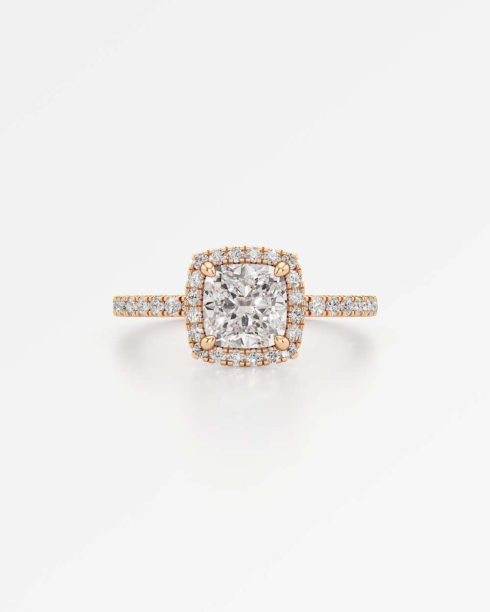 Elsa Halo Diamond Engagement Ring