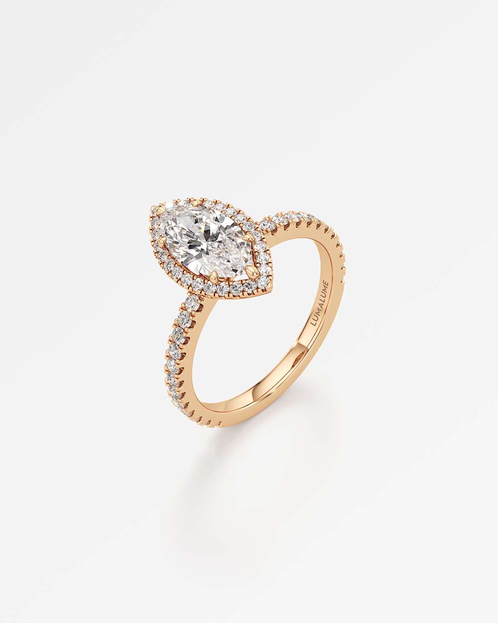 Elsa Halo Diamond Engagement Ring