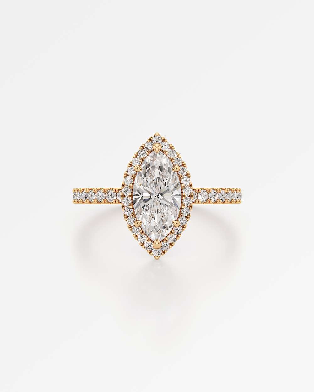 Elsa Halo Diamond Engagement Ring