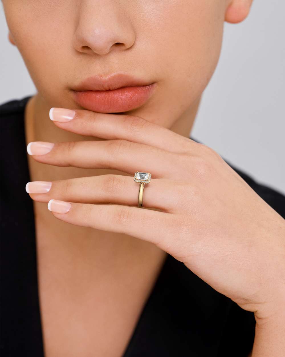 Eleanor Halo Diamond Engagement Ring
