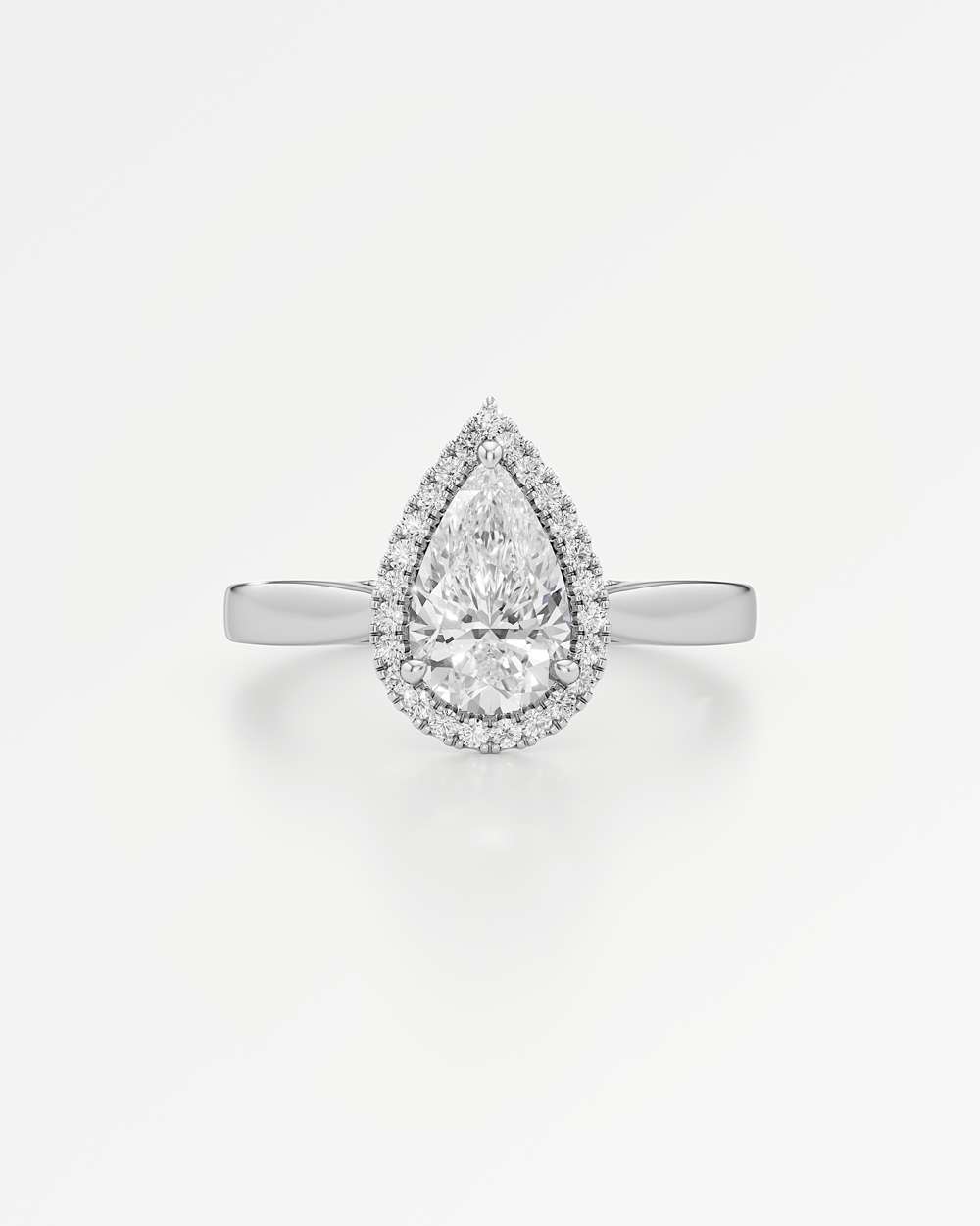 Eleanor Halo Diamond Engagement Ring