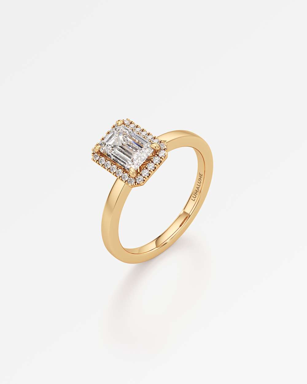 Elin Halo Diamond Engagement Ring