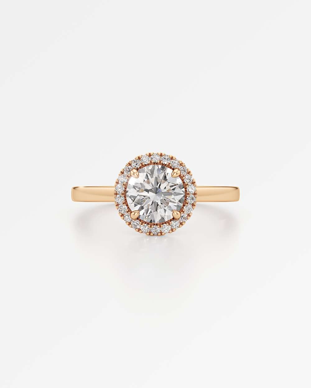 Elin Halo Diamond Engagement Ring