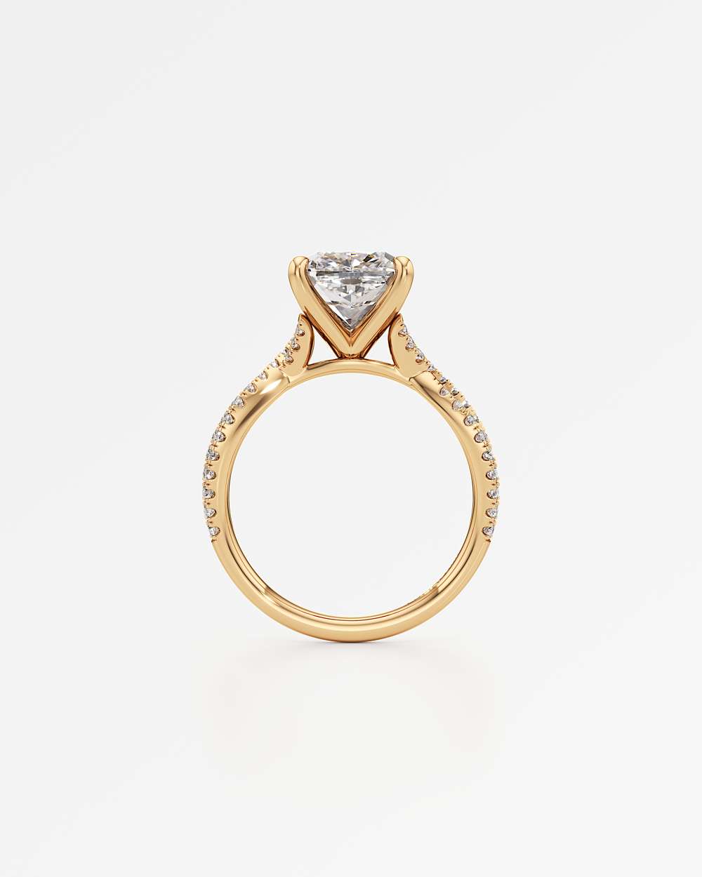 Arabella Solitaire Diamond Engagement Ring