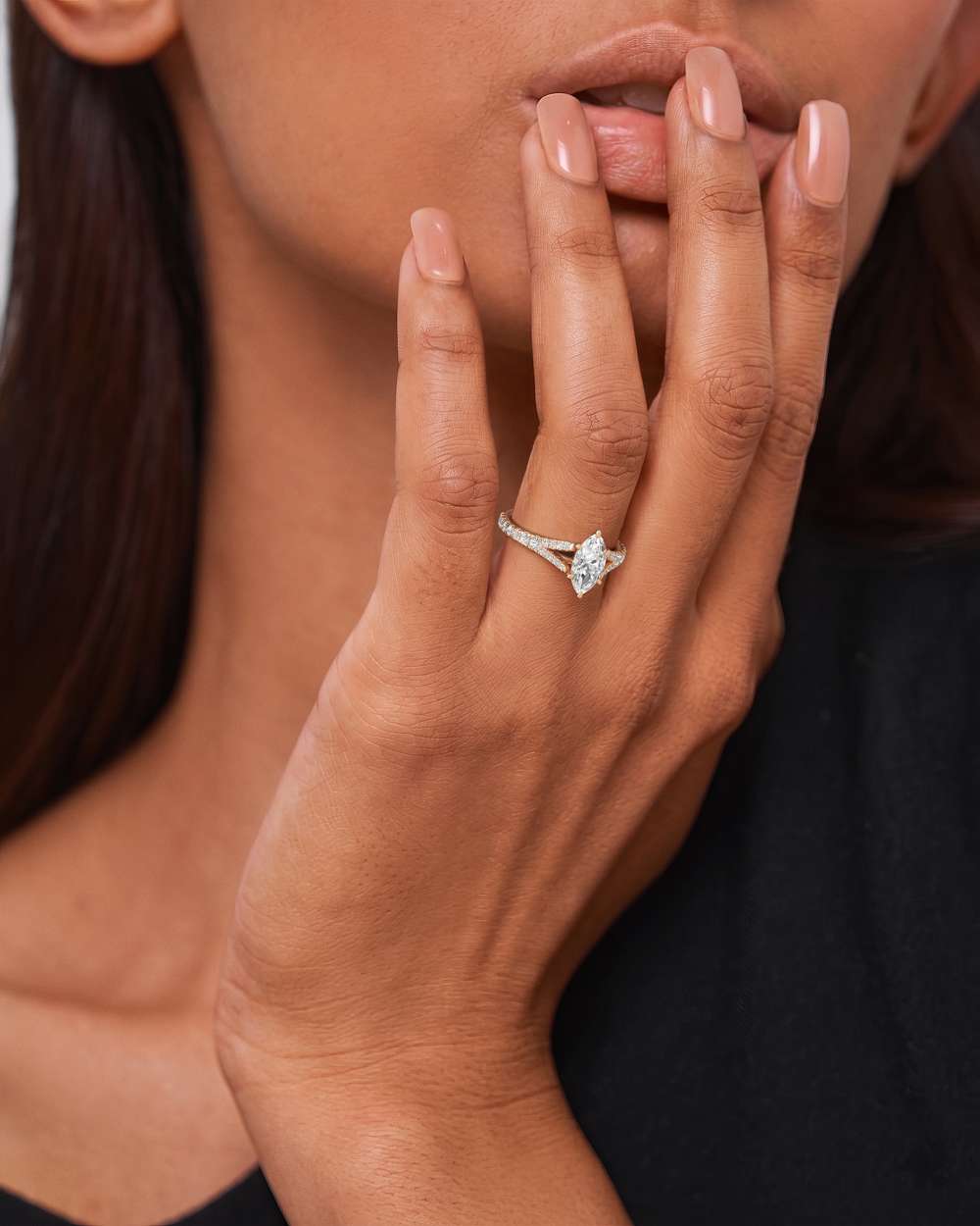 Marisol Solitaire Diamond Engagement Ring