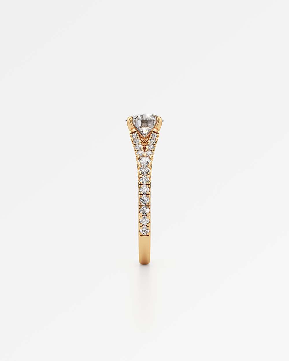 Marisol Solitaire Diamond Engagement Ring
