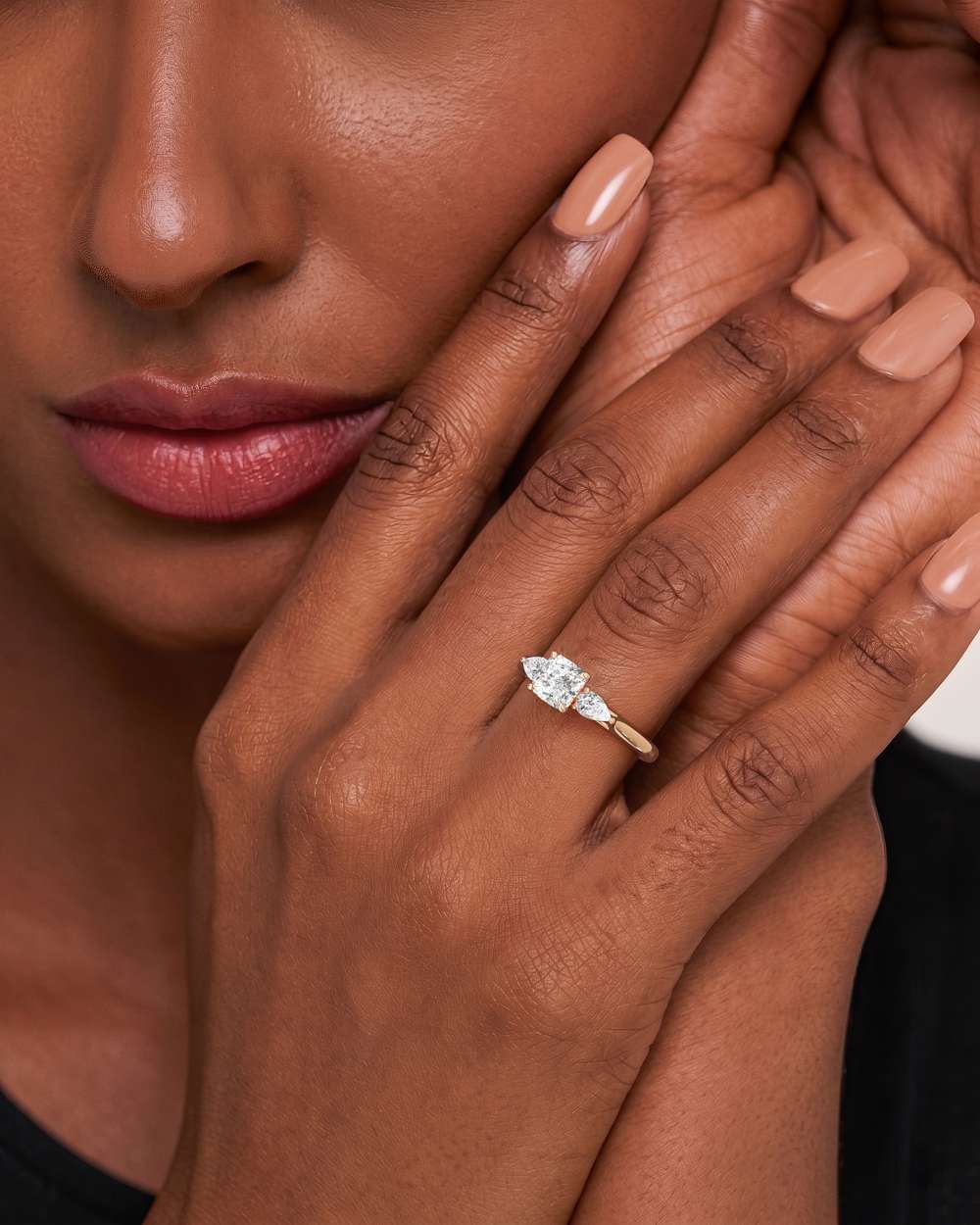 Trinette Solitaire Diamond Engagement Ring
