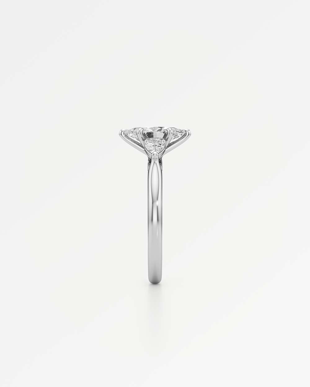 Trinette Solitaire Diamond Engagement Ring