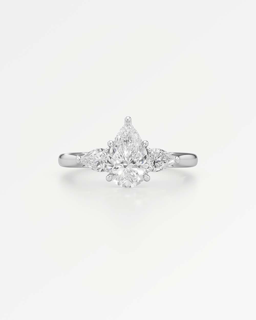 Trinette Solitaire Diamond Engagement Ring