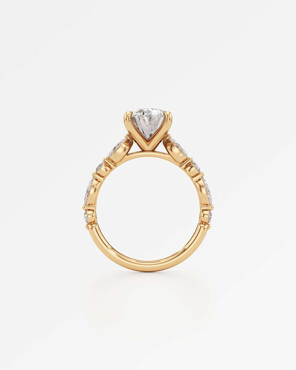 Zolaine Solitaire Diamond Engagement Ring