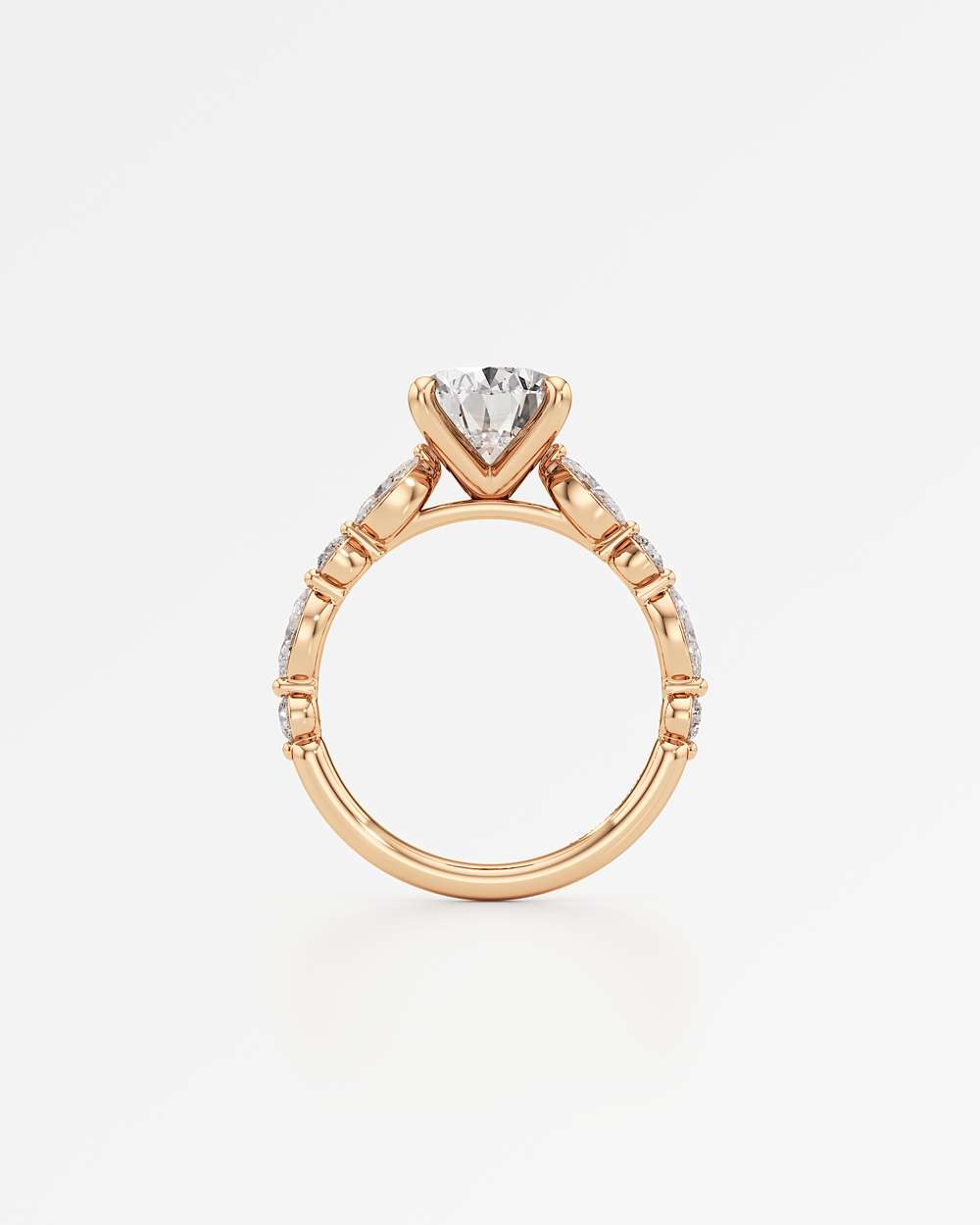 Zolaine Solitaire Diamond Engagement Ring